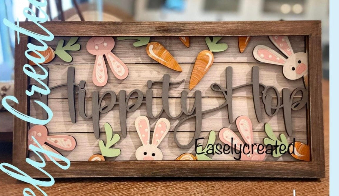 Hippity Hop Insert for the Framed Sign