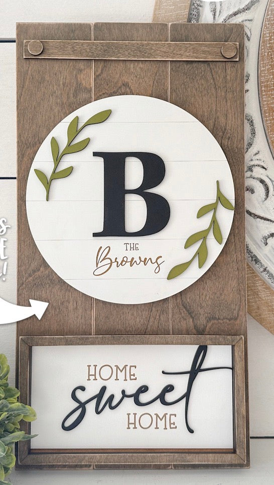 Personalized Leaning Pallet Sign