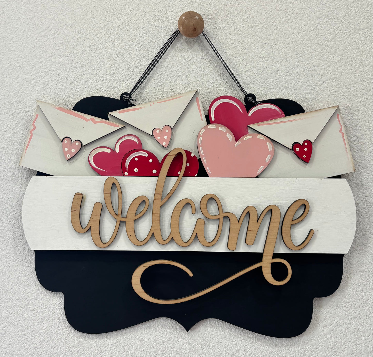 Valentine’s Day Insert for Scalloped Interchangeable Sign