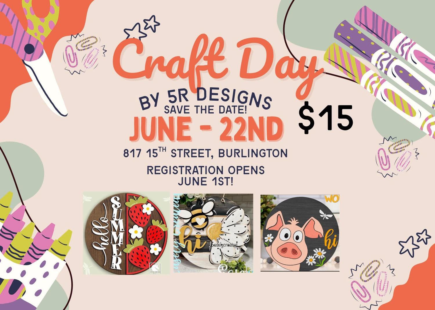 Kit Carson County Craft Day Projects