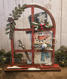 Christmas Windowpane Shelf Sitters