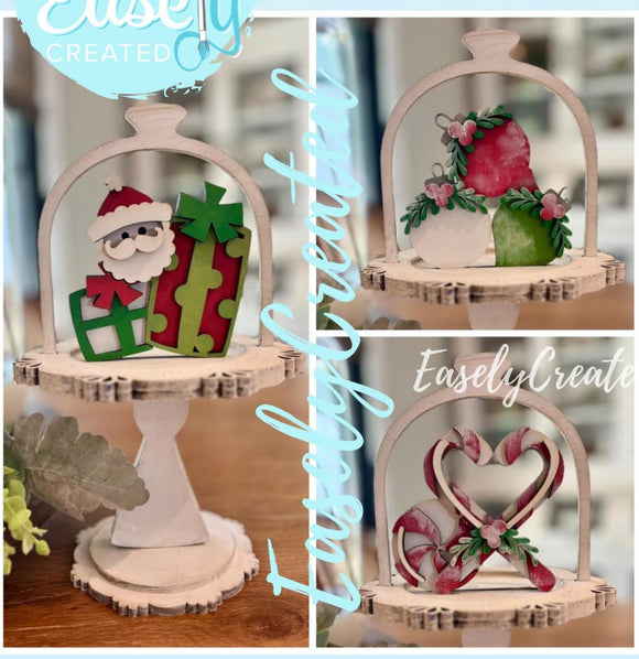Mini Cake Stand with Christmas Bundle
