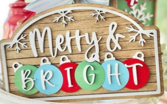 Merry and Bright Sign