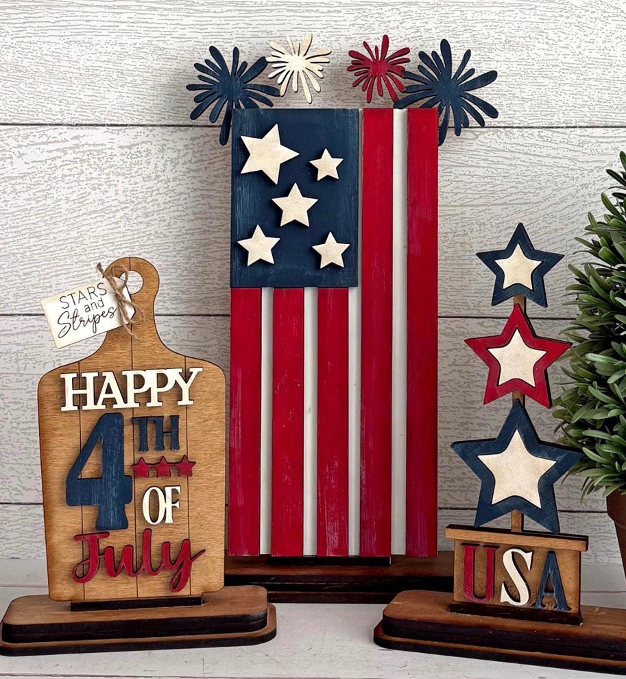 Patriotic Sign Trio