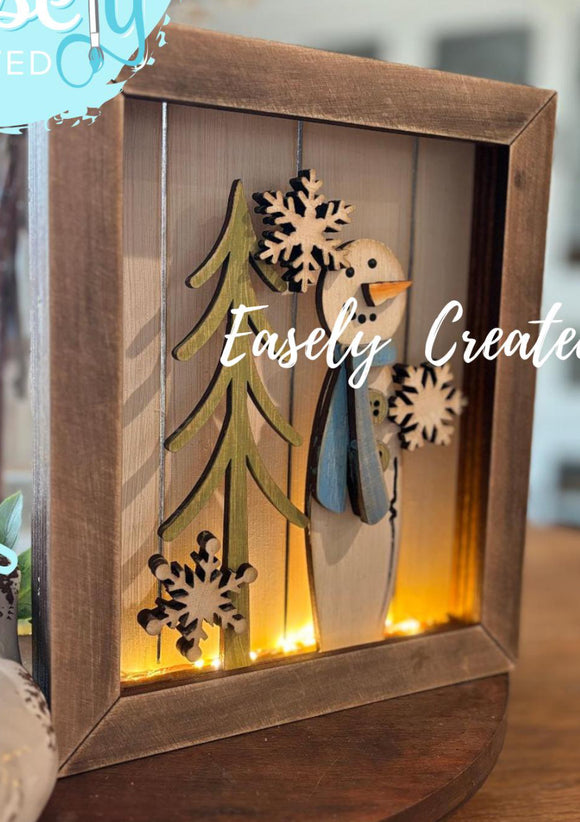 Winter Snowman Insert - 2027