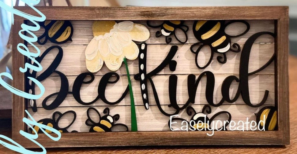Bee Kind Insert for the Framed Sign