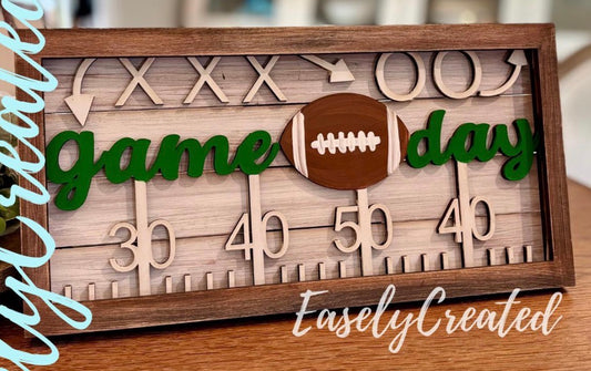 Football Insert for the Framed Sign