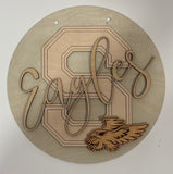 12” Stratton Eagles School Spirit Sign