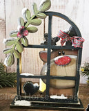 Christmas Windowpane Shelf Sitters