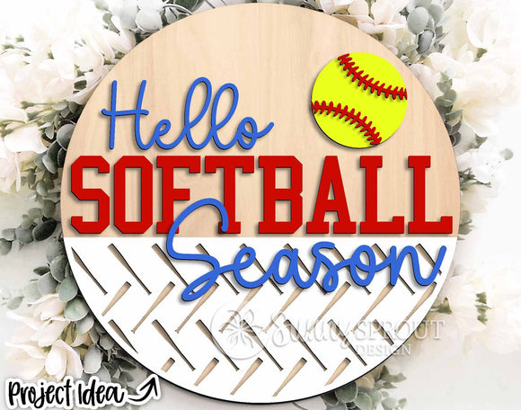 12” Hello Softball Season