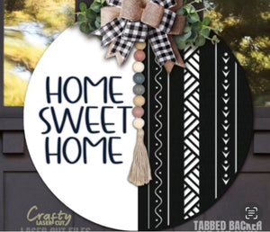 12” Home Sweet Home Sign