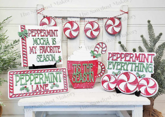 Peppermint Lane Interchangeable Set for the Farmhouse Chair (INSERT ONLY - CHAIR SOLD SEPARATELY)