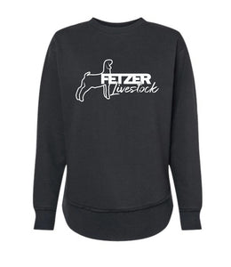 Fetzer Livestock -  LAT - Women's Weekend Fleece Crewneck Sweatshirt - 3525