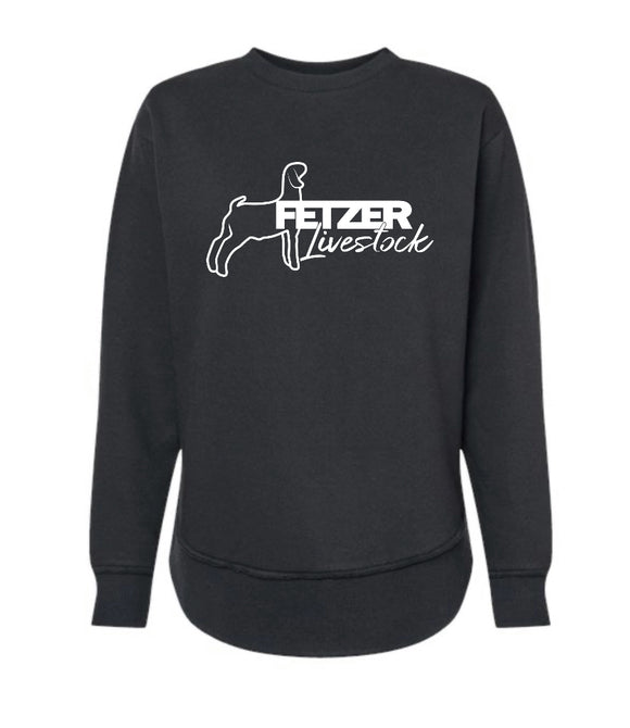 Fetzer Livestock -  LAT - Women's Weekend Fleece Crewneck Sweatshirt - 3525