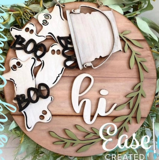 Ghost INSERT ONLY for the 12” HI Sign (Base piece sold separately)
