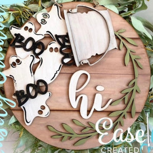 Ghost INSERT ONLY for the 12” HI Sign (Base piece sold separately)