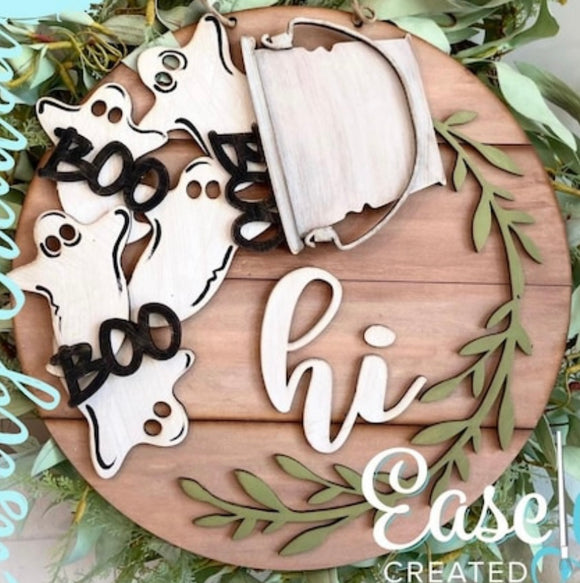 Ghost INSERT ONLY for the 12” HI Sign (Base piece sold separately)