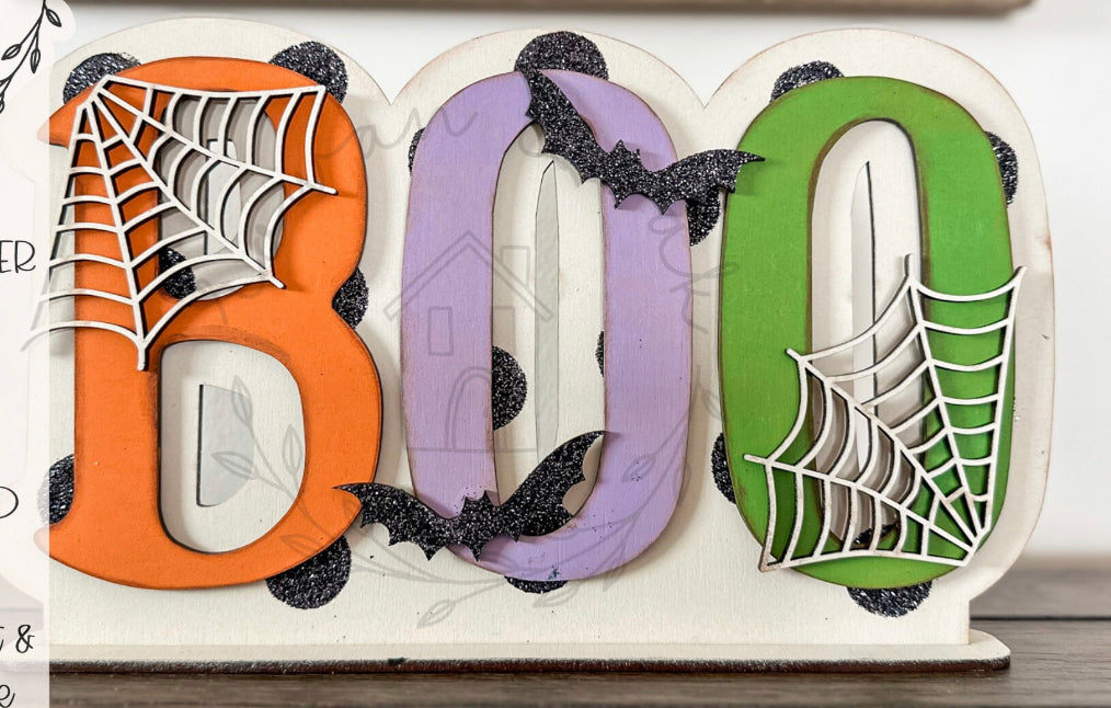 Spooky Boo Shelf Sitter