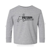 Fetzer Livestock - Rabbit Skins - Toddler Cotton Jersey Long Sleeve Tee - 3311