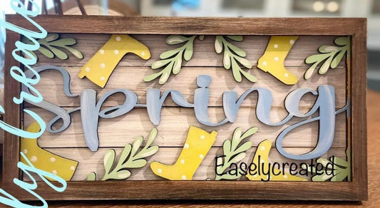 Spring Insert for the Framed Sign