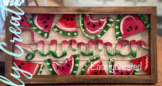 Watermelon Insert for the Framed Sign