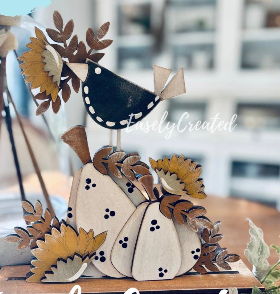 Fall Pumpkin Shelf Sitter
