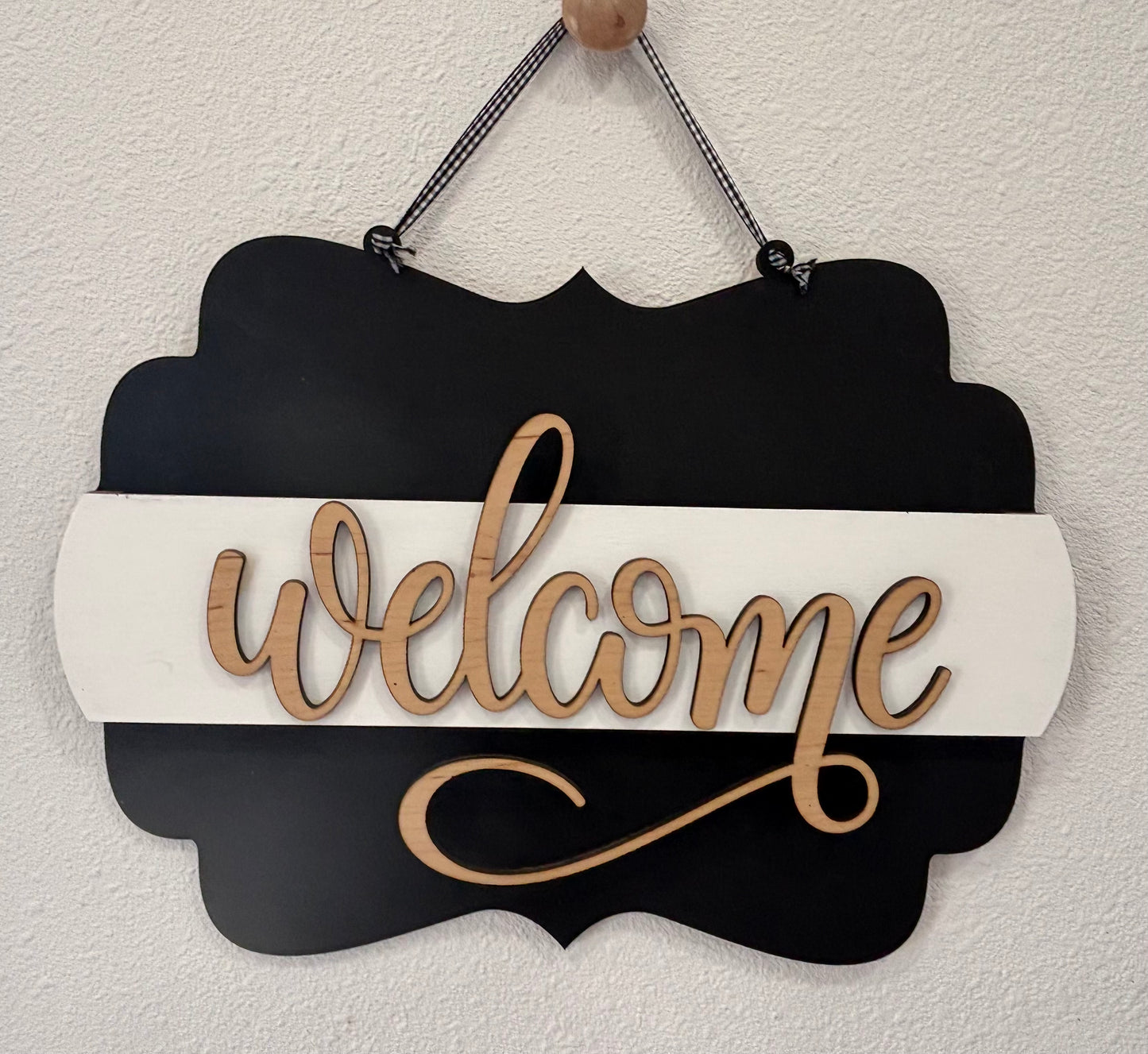 Scalloped Door Hanger Base Piece