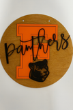12” Flagler Panthers School Spirit Sign