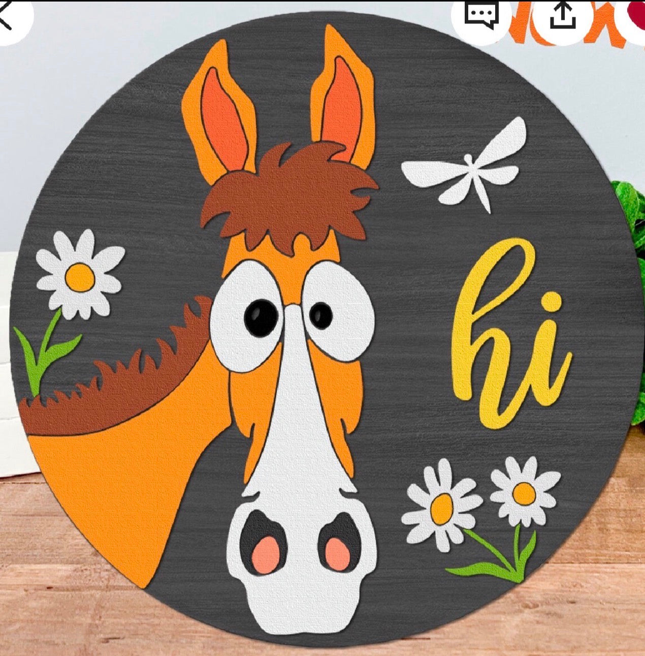 Hi Horse Sign (4H Craft Day Only)