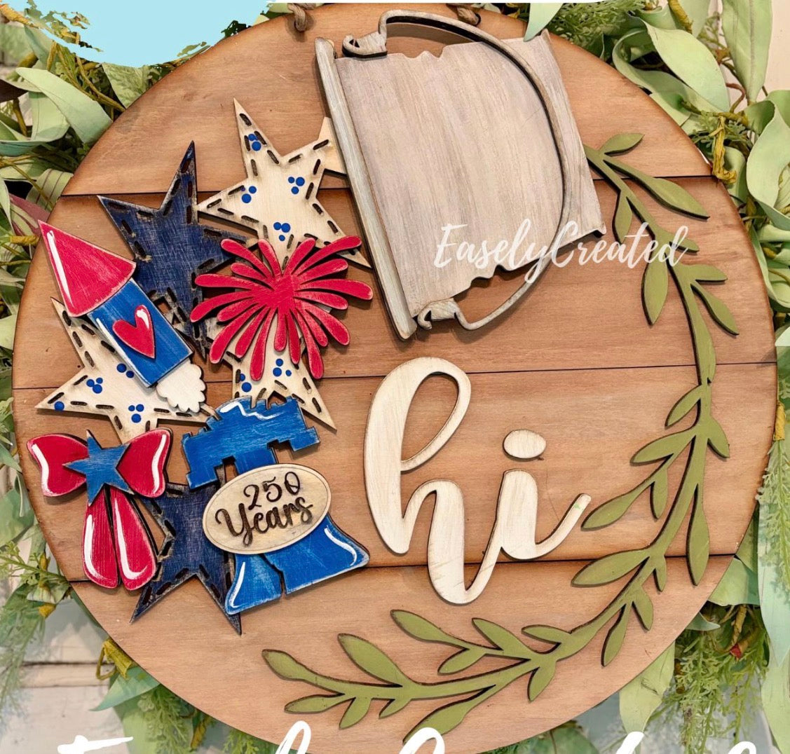 250 Years Patriotic Insert ONLY for the 12” HI Sign