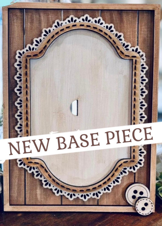 NEW Lace Frame Base Piece for the Table Top Easel Inserts