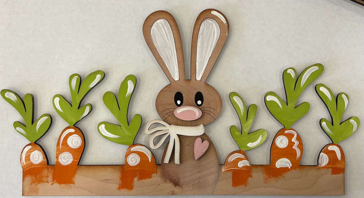 Easter Bunny Insert for Scalloped Interchangeable Sign