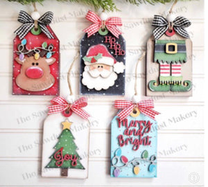 Holiday Tag Ornament Set