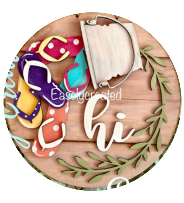 Flip Flop Insert ONLY for the 12” HI Sign