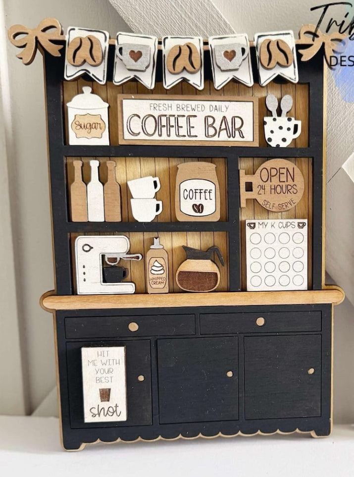 Little Hutch Shelf Sitters (13 variations- teacher, pray, bookworm, fall, coffee, sewing, plants, baking, farmhouse, Halloween, Thanksgiving and Spring