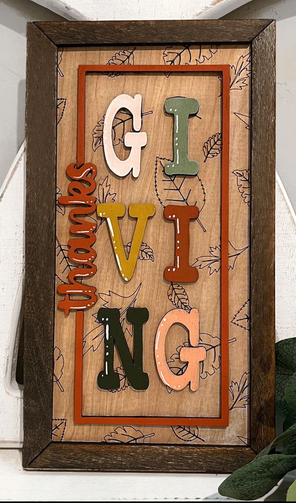 Thanksgiving Framed Sign