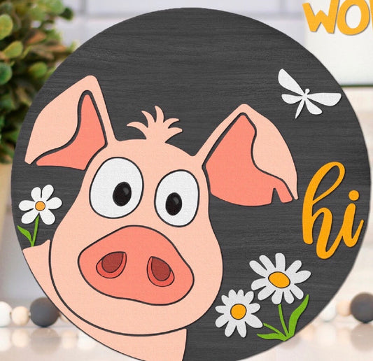 Hi Pig Sign (4H Craft Day Only)