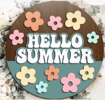Hello Summer Flower Sign (4H Craft Day Only)
