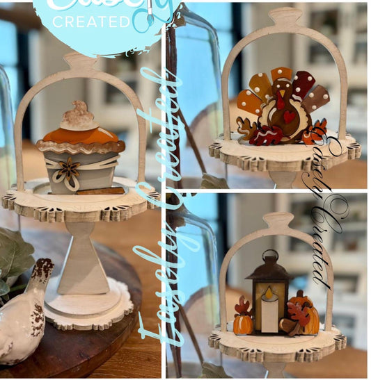 Mini Cake Stand with Thanksgiving Bundle