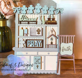 Little Hutch Shelf Sitters (12 variations- teacher, pray, bookworm, fall, coffee, sewing, plants, baking, farmhouse, Halloween and Thanksgiving