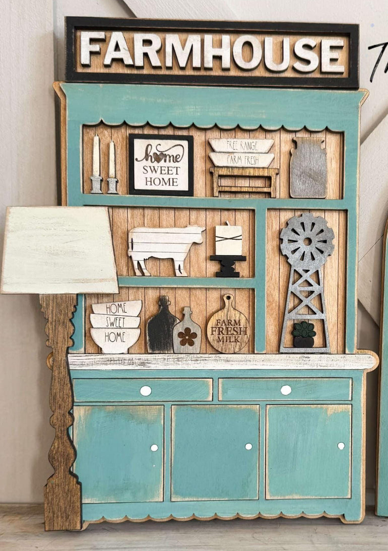 Little Hutch Shelf Sitters (13 variations- teacher, pray, bookworm, fall, coffee, sewing, plants, baking, farmhouse, Halloween, Thanksgiving and Spring