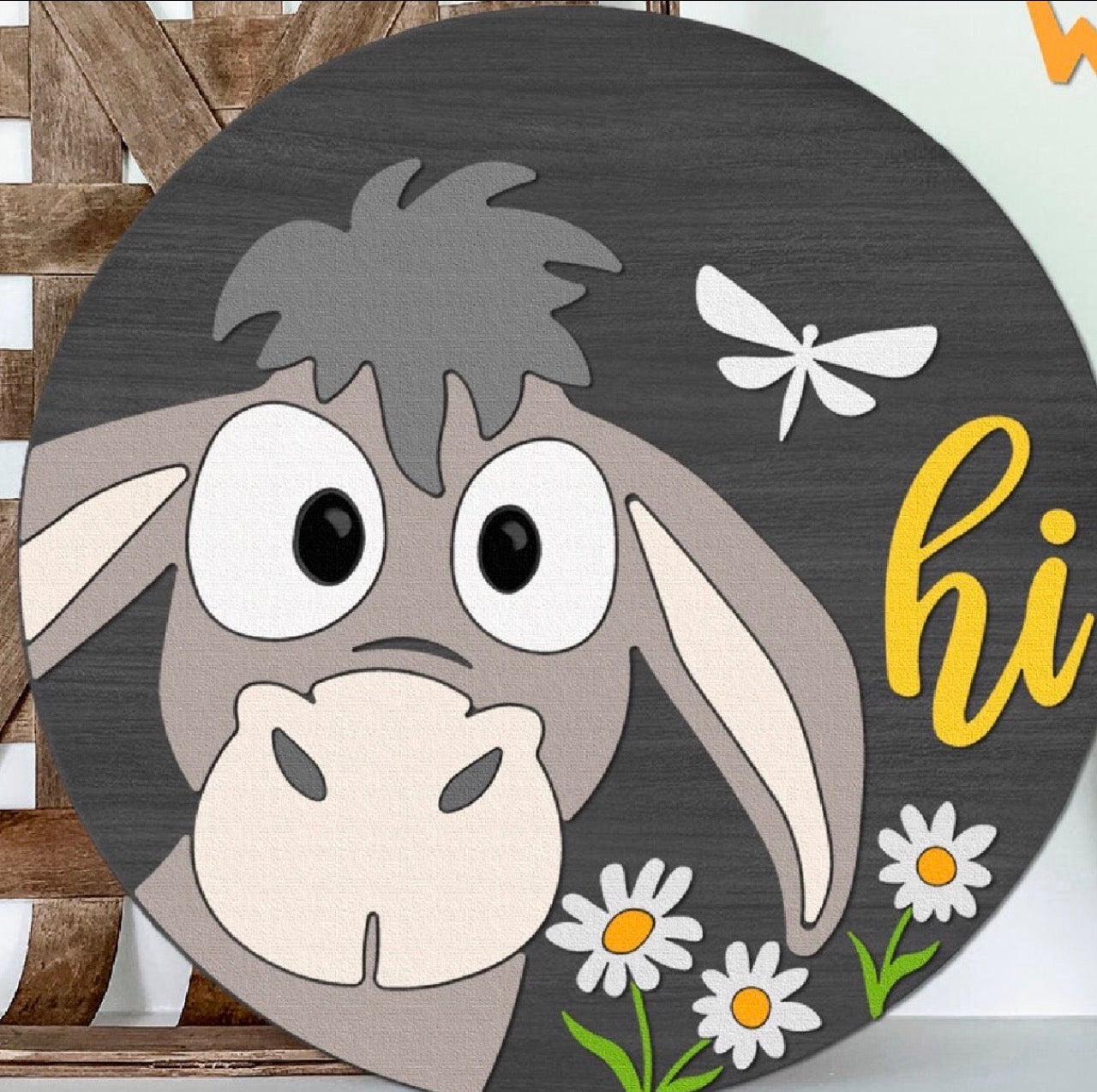 Hi Donkey Sign (4H Craft Day Only)
