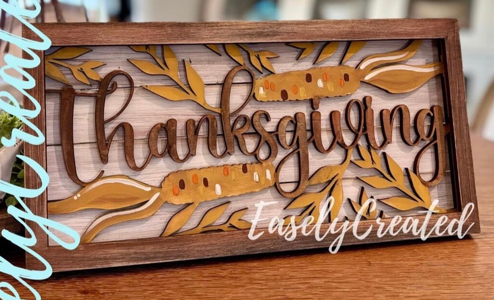 “Thanksgiving” Insert for the Framed Sign
