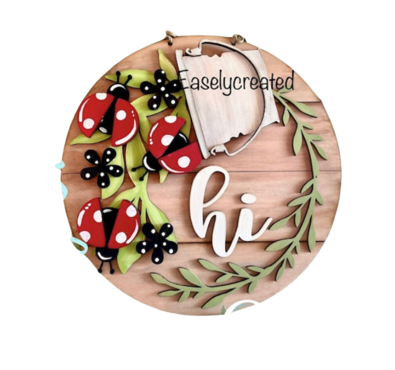 Ladybug Insert ONLY for the 12” HI Sign