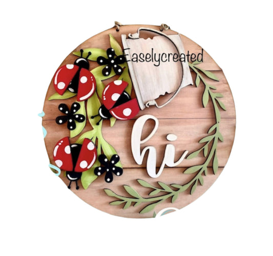 Ladybug Insert ONLY for the 12” HI Sign