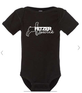 Fetzer Livestock-Rabbit Skins - Infant Baby Rib Bodysuit - 4400