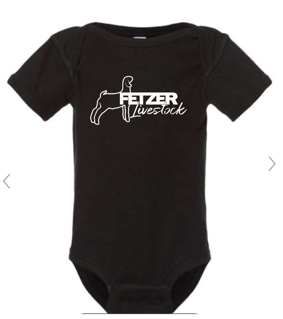 Fetzer Livestock-Rabbit Skins - Infant Baby Rib Bodysuit - 4400