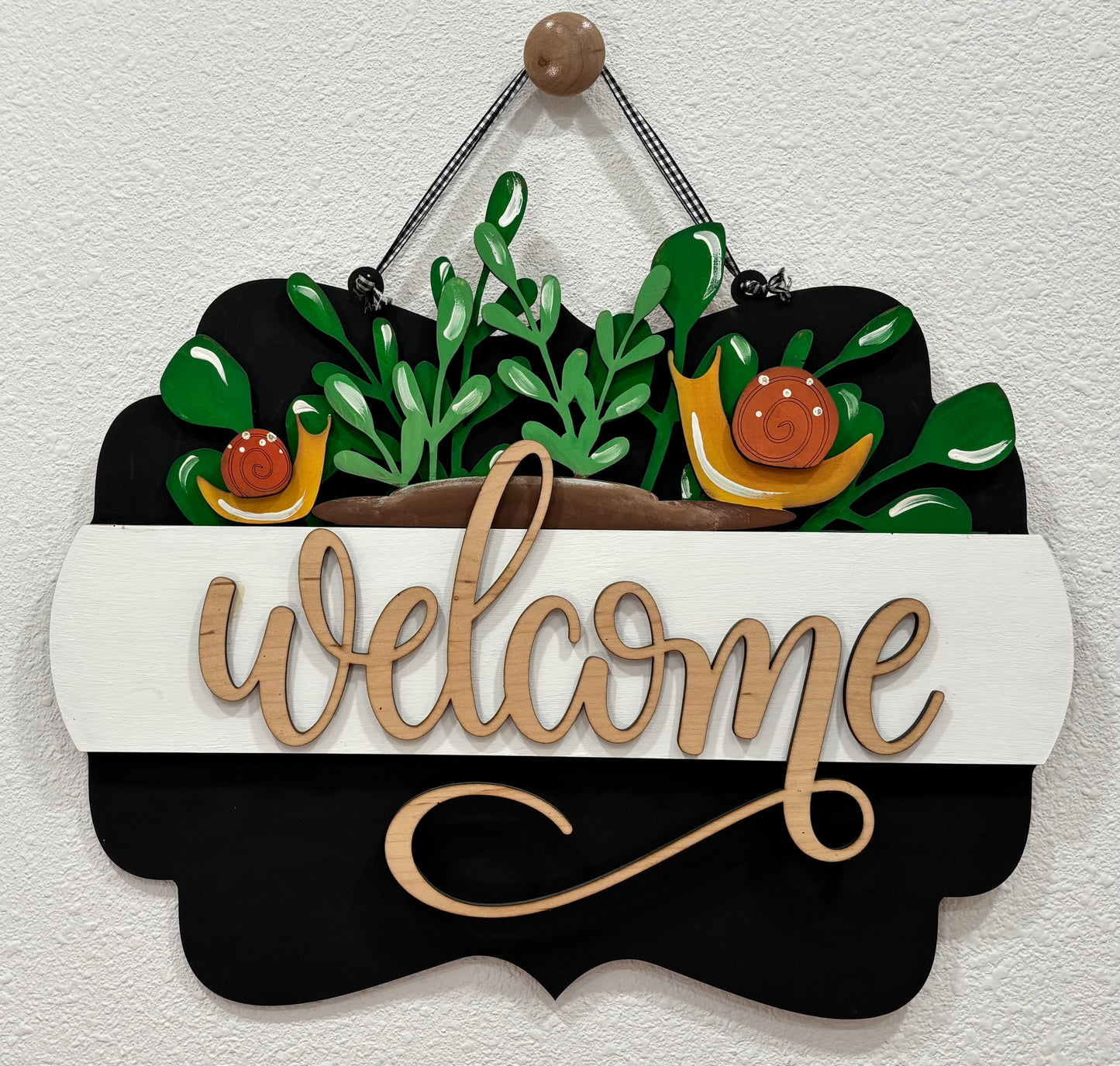 Snail Insert for Scalloped Interchangeable Sign
