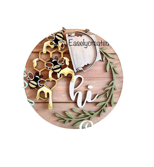 Bees Insert ONLY for the 12” HI Sign