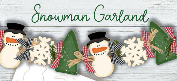 Snowman Garland